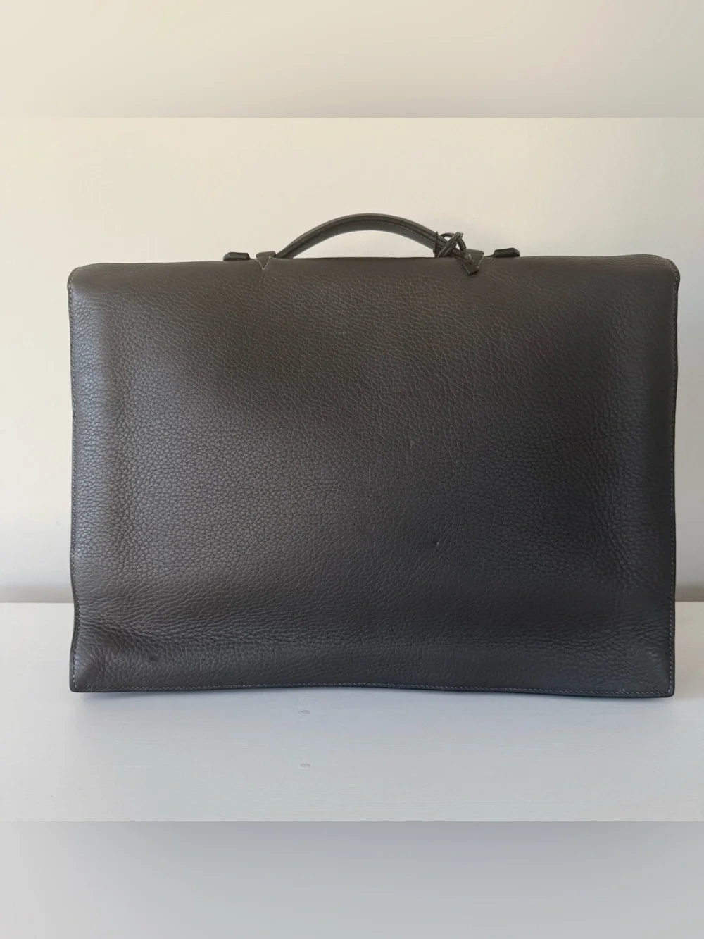 Hermès Togo Sac à Depeches 41 gray